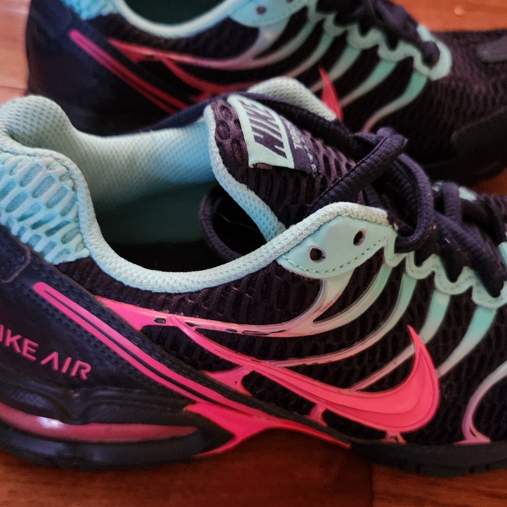 Nike Air Black and Pink Sneakers